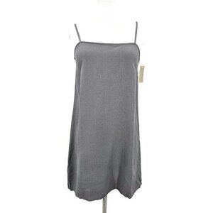 New Flynn Skye Molly Mini Slip Dress Womens S Solid Grey